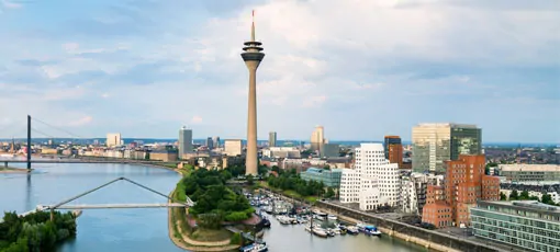 Rheinturm in Düsseldorf